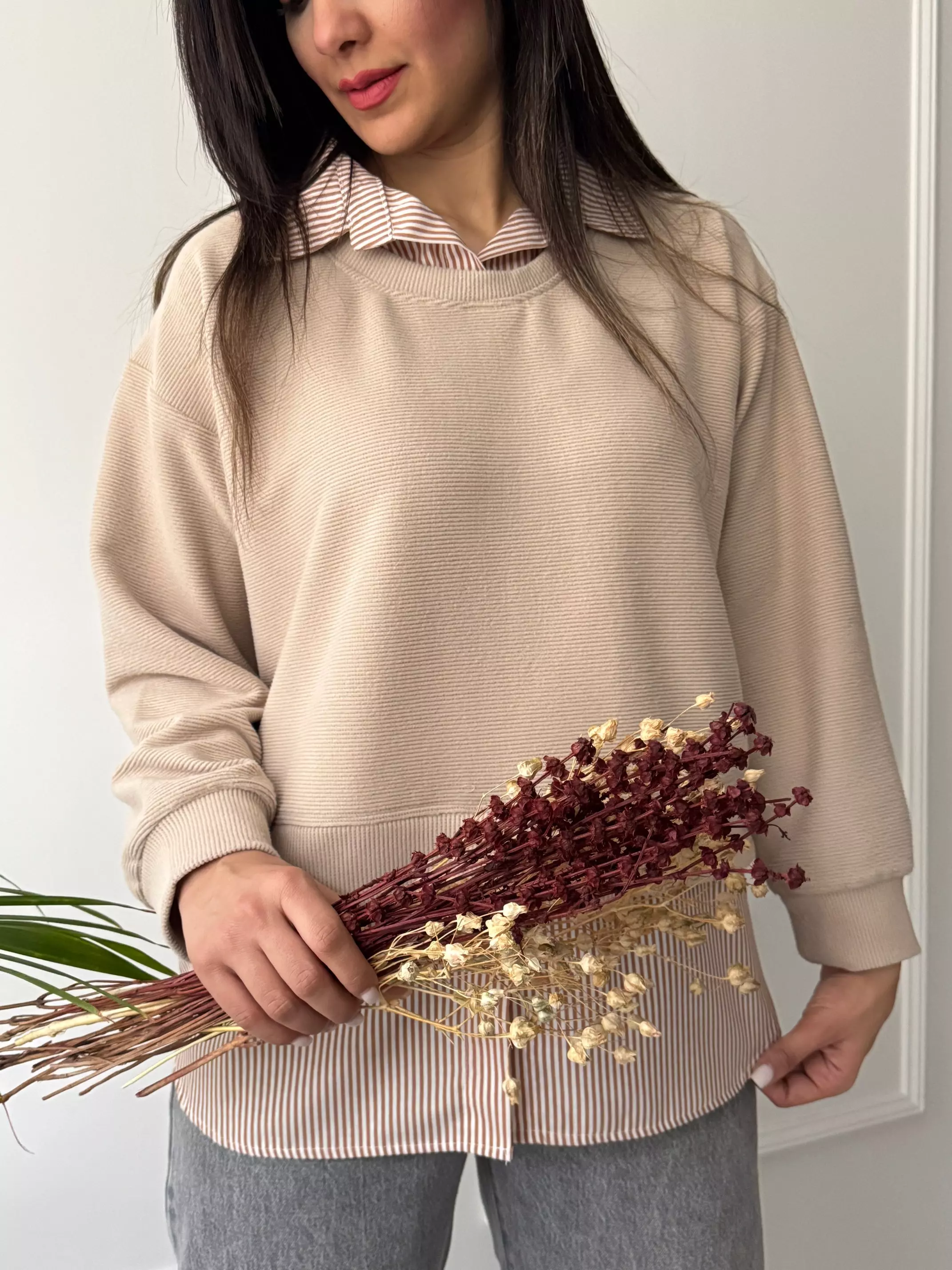 شومیز مانتویی دوتیکه پرتو